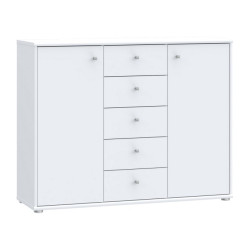 Komoda z szufladami Archbox T2KK45 biały