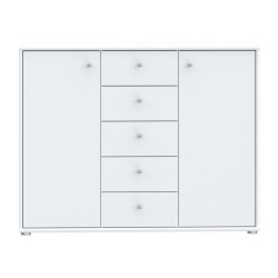 Komoda z szufladami Archbox T2KK45 biały