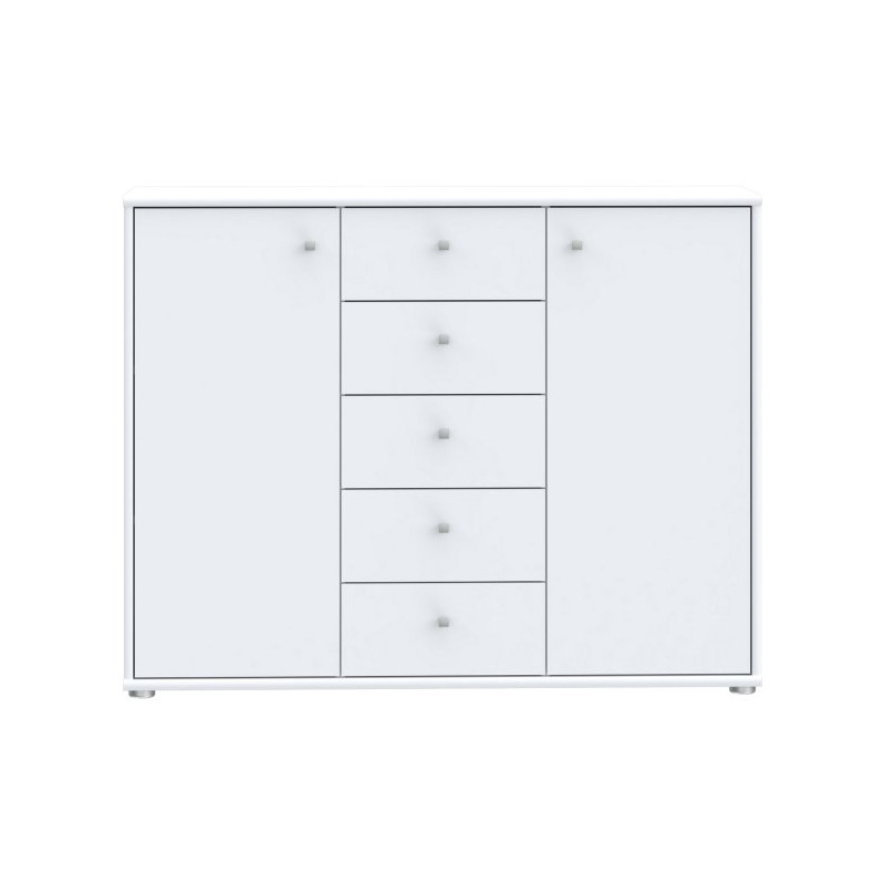 Komoda z szufladami Archbox T2KK45 biały