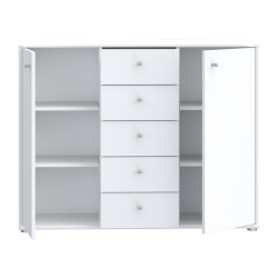 Komoda z szufladami Archbox T2KK45 biały