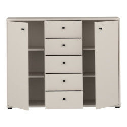 Komoda z szufladami Archbox T2KK45 piaskowy