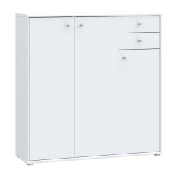 Wysoka komoda 110 cm Archbox T2KK10 biały