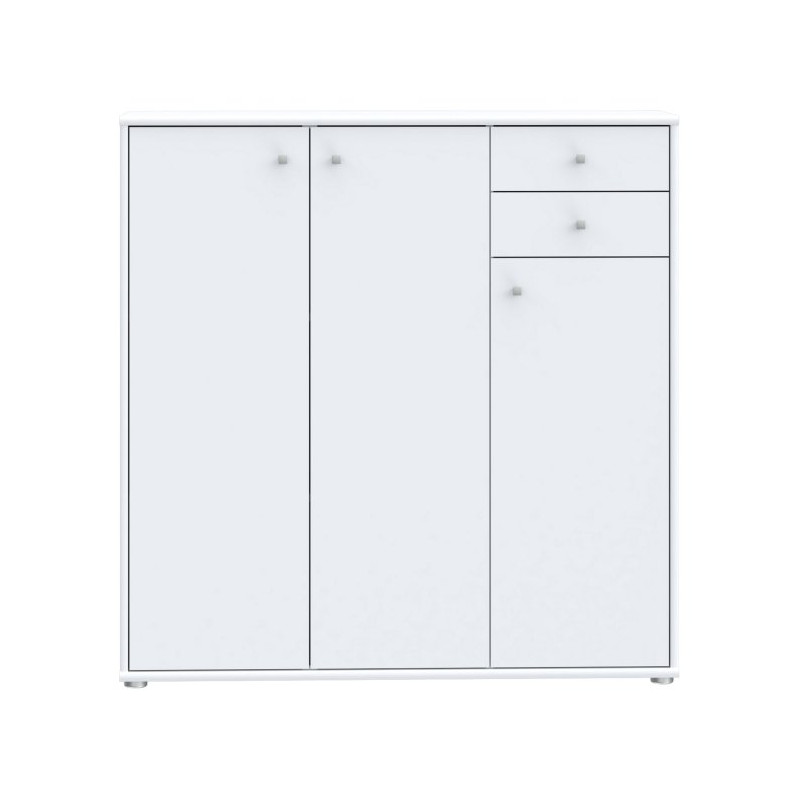 Wysoka komoda 110 cm Archbox T2KK10 biały