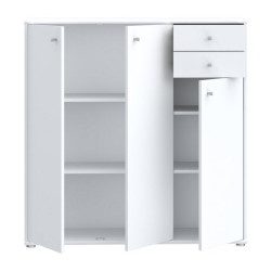 Wysoka komoda 110 cm Archbox T2KK10 biały