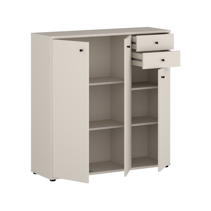 Wysoka komoda 110 cm Archbox T2KK10 piaskowy
