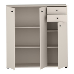 Wysoka komoda 110 cm Archbox T2KK10 piaskowy
