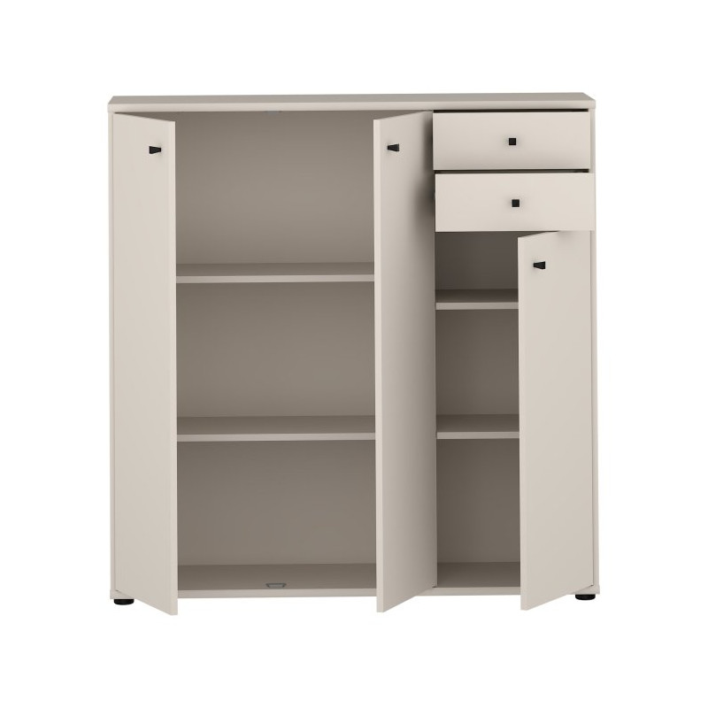 Wysoka komoda 110 cm Archbox T2KK10 piaskowy