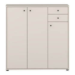 Wysoka komoda 110 cm Archbox T2KK10 piaskowy