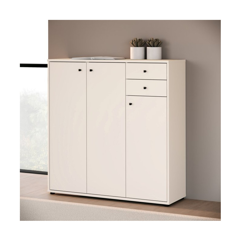 Wysoka komoda 110 cm Archbox T2KK10 piaskowy