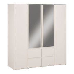 Szafa z lustrem 180 cm Lisson LSQS845M piaskowy