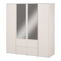 Szafa z lustrem 180 cm Lisson LSQS845M piaskowy