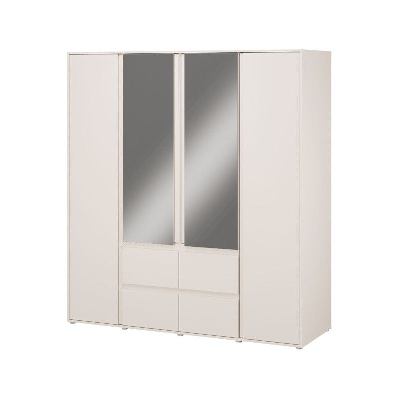 Szafa z lustrem 180 cm Lisson LSQS845M piaskowy