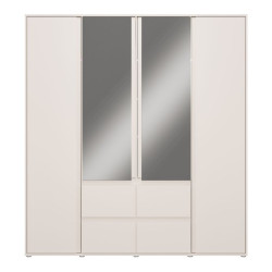 Szafa z lustrem 180 cm Lisson LSQS845M piaskowy
