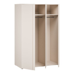 Szafa z lustrem 130 cm Lisson LSQS731M piaskowy