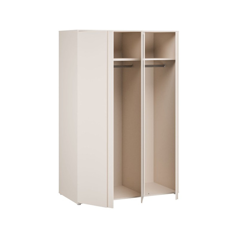 Szafa z lustrem 130 cm Lisson LSQS731M piaskowy