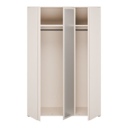 Szafa z lustrem 130 cm Lisson LSQS731M piaskowy