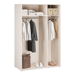 Szafa z lustrem 130 cm Lisson LSQS731M piaskowy
