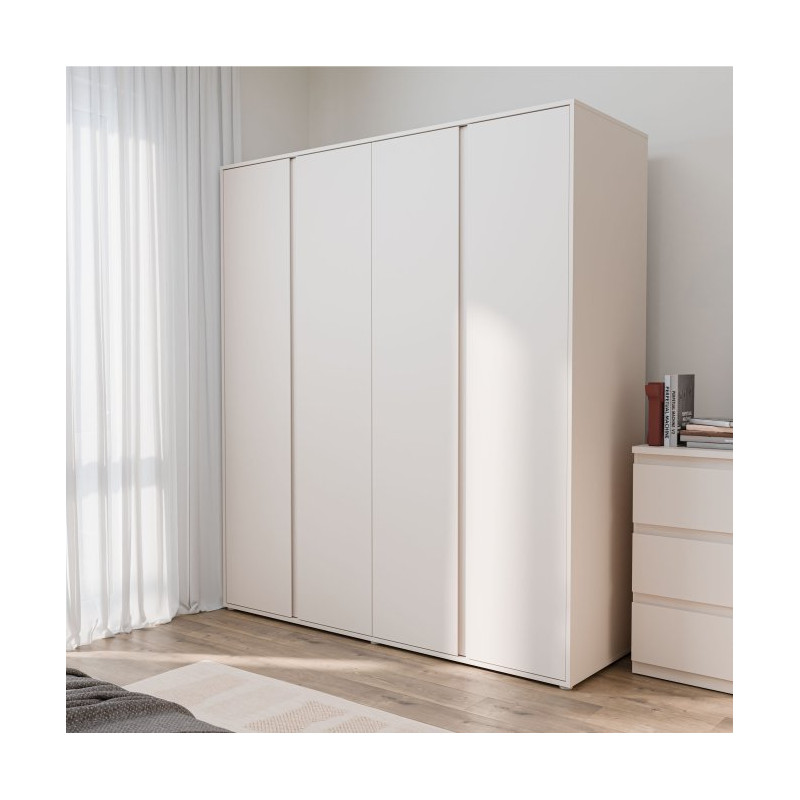 Szafa ubraniowa 170 cm Lisson LSQS843M piaskowy