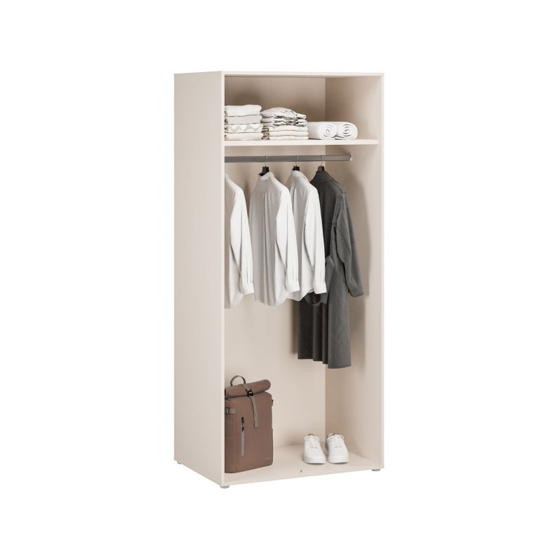 Szafa nowoczesna 90 cm Lisson LSQS721M piaskowy