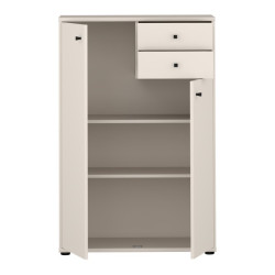 Wysoka komoda z szufladami Archbox T2KK20 piaskowy