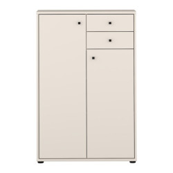 Wysoka komoda z szufladami Archbox T2KK20 piaskowy