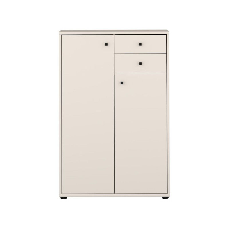 Wysoka komoda z szufladami Archbox T2KK20 piaskowy