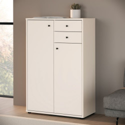 Wysoka komoda z szufladami Archbox T2KK20 piaskowy