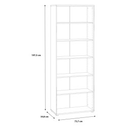 Regał wysoki otwarty Archbox T2KR01 piaskowy