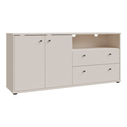 Szafka RTV z szufladami 140 cm Archbox T2KT231 piaskowy