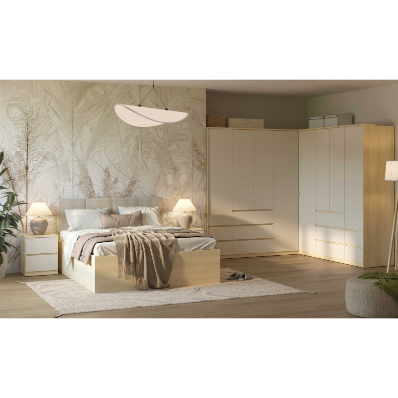 Duże łóżko dwuosobowe Terra 180 – sklep z meblami