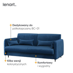 BED CONCEPT BC-18 Sofa 140 – do półkotapczanu BC-01