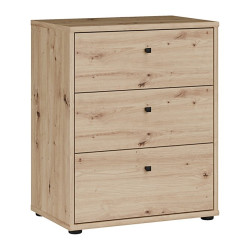 Mała komoda z szufladami Archbox T2KK112 | kolor dąb artisan
