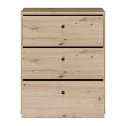 Mała komoda z szufladami Archbox T2KK112 | kolor dąb artisan