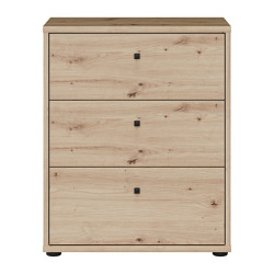 Mała komoda z szufladami Archbox T2KK112 | kolor dąb artisan
