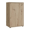 Wysoka komoda z półkami Archbox T2KK214 dąb artisan