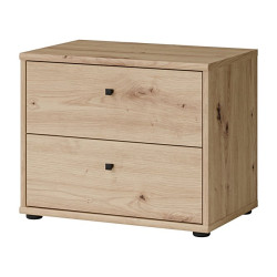 Niska komoda z szufladami Archbox T2KK011 | kolor dąb artisan