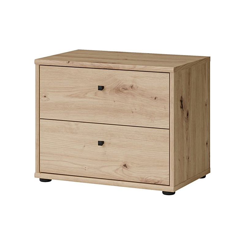 Niska komoda z szufladami Archbox T2KK011 | kolor dąb artisan