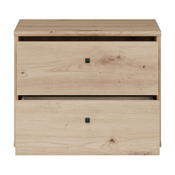 Niska komoda z szufladami Archbox T2KK011 | kolor dąb artisan