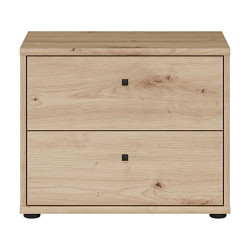 Niska komoda z szufladami Archbox T2KK011 | kolor dąb artisan