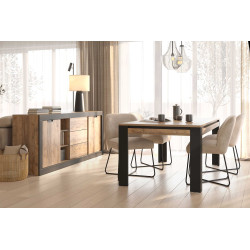 Wysoka komoda 2D3S Tudor Helvetia | Domowanie.pl