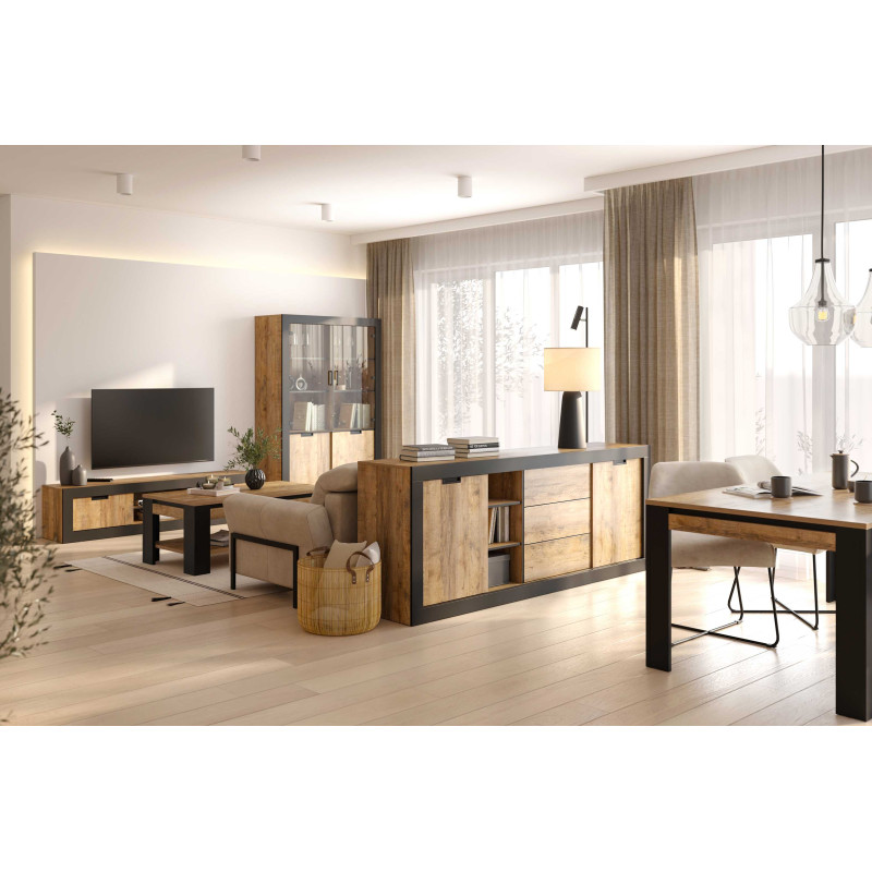 Stolik kawowy do salonu Tudor 120 cm | Domowanie