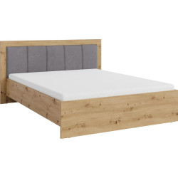 Łóżko 160x200 z pojemnikiem z kolekcji Smart SR6 dąb artisan