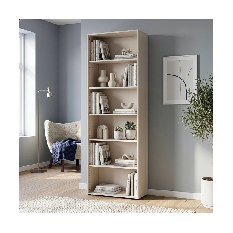 Wysoki regał 75 cm Archbox T2KR911 piaskowy
