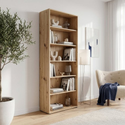Wysoki regał 75 cm Archbox T2KR911 dąb artisan
