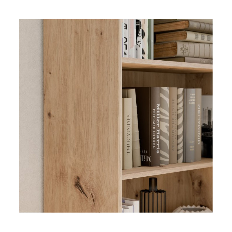 Wysoki regał 75 cm Archbox T2KR911 dąb artisan