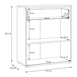 Komoda z szufladą Archbox T2KK221 dąb artisan