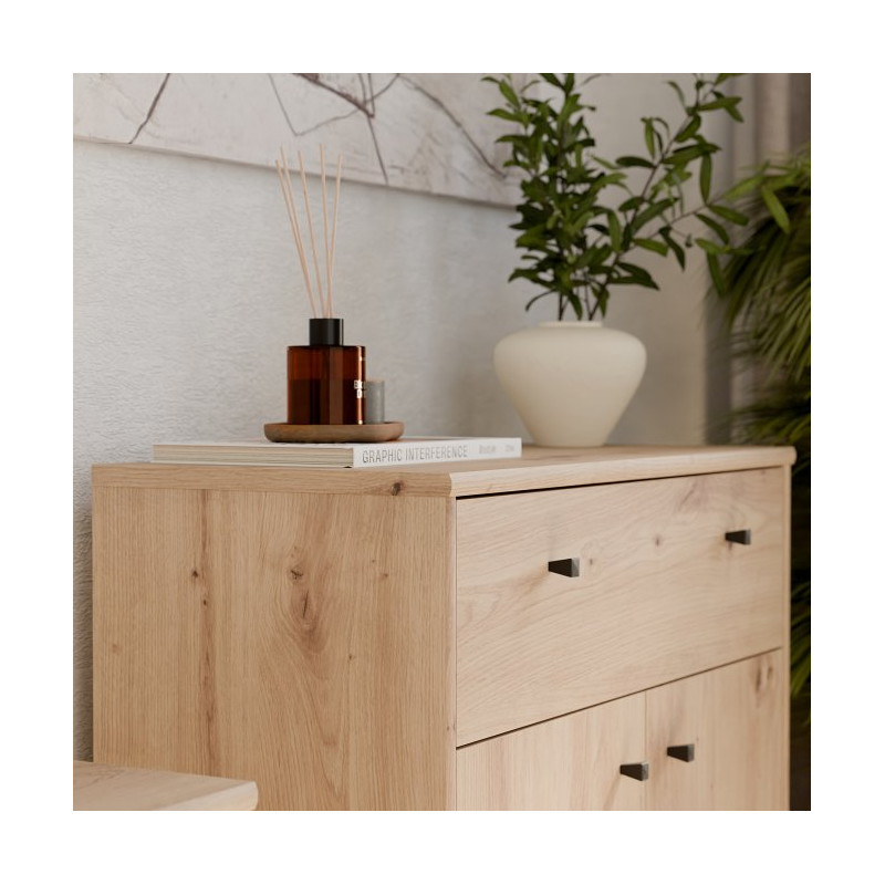 Komoda z szufladą Archbox T2KK221 dąb artisan