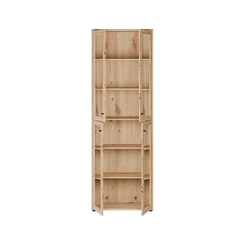 Witryna przeszklona Archbox T2KV922 dąb artisan