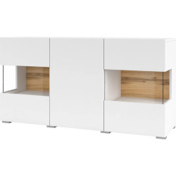 Komoda 3D AVA Typ 25 Biały/Dąb Wotan Helvetia Wieruszów