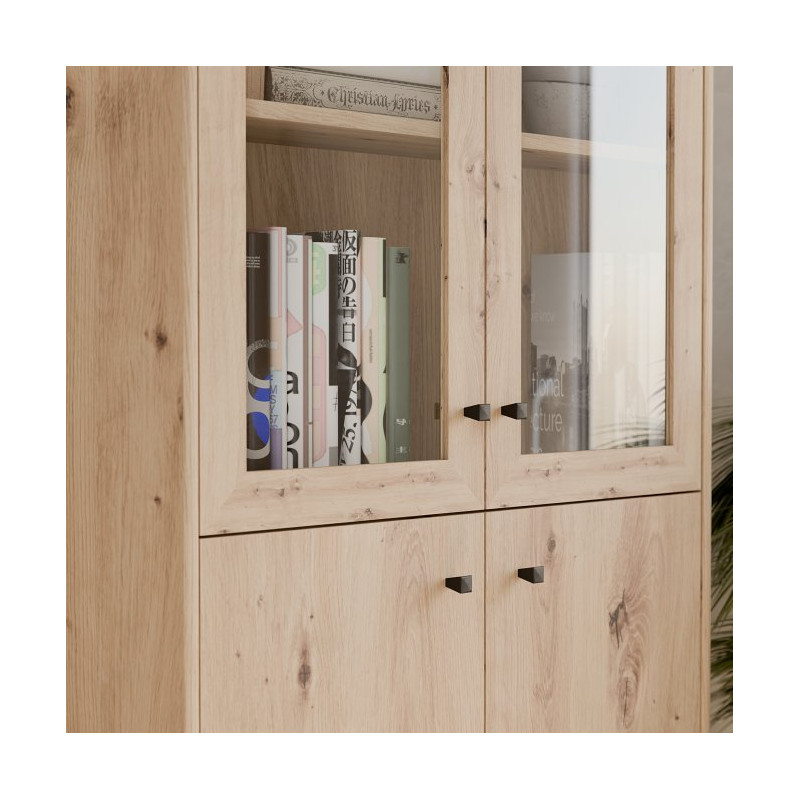 Witryna czterodrzwiowa Archbox T2KV921 dąb artisan